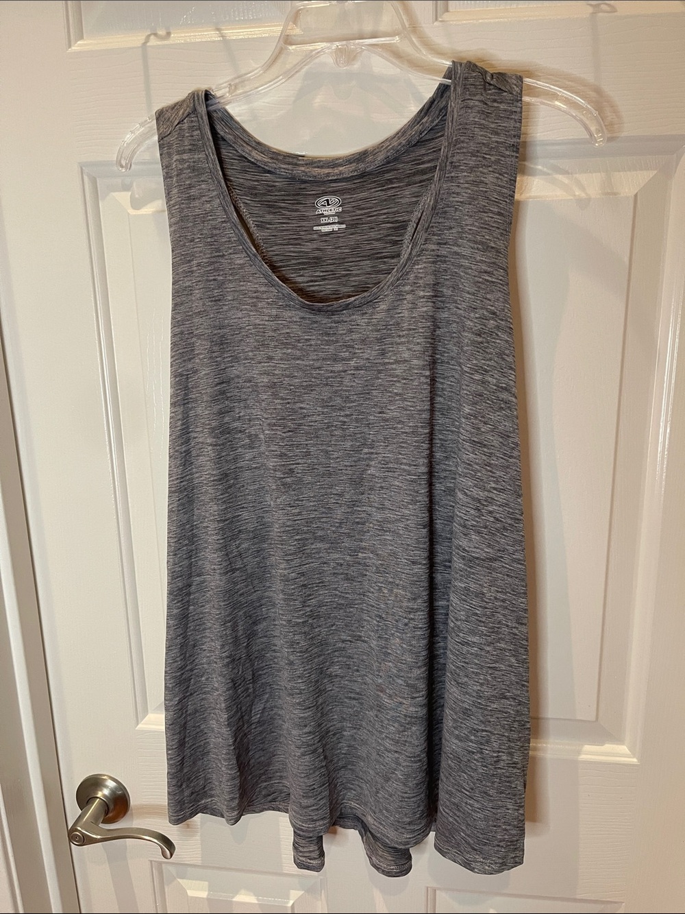 Athletic Works Gray Heather Scoop Neck Tank